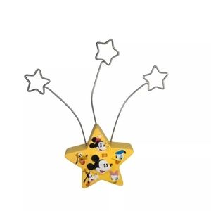 Disney Card Photo Holder Ceramic Star Mickey Mouse & Friends Hallmark Vintage